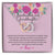 Grandmother And Granddaughter - A Special Bond So Strong It Cannot Be Broken Interlocking Hearts Necklace