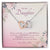 To My Daughter Always Remember Gift For Daughter From Mom Daughter Birthday Graduation Christmas Present Interlocking Hearts Necklace