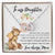 Joy To My Heart - Best Gift For Daughter Interlocking Hearts Necklace