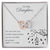 To My Daughter - Interlocking Hearts Necklace5
