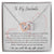 To My Soulmate Interlocking Hearts Necklace