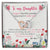 To My Daughter - You'Ll Feel My Love Within It. Morning Noon & Night Interlocking Hearts Necklace