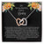 In Loving Memory Baby Necklace Interlocking Hearts Necklace