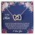 Mom Daughter Gift Mother'S Day Interlocking Hearts Necklace