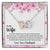 To My Wife - Interlocking Hearts Necklace