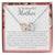 A Beautiful Gift For My Beatiful Mother Interlocking Hearts Necklace