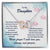 My Daughter Enjoy The Ride Necklace Interlocking Hearts Necklace