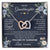 To My Granddaughter Message Card Necklace From Grandma Interlocking Hearts Necklace