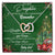 To My Daughter Interlocking Hearts Necklace Message Card