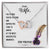 Dear Wife - The Things You'Re Praying And Hoping For - Interlocking Heart Necklace Interlocking Hearts Necklace