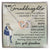 To My Granddaughter Interlocking Hearts Necklace Message Card