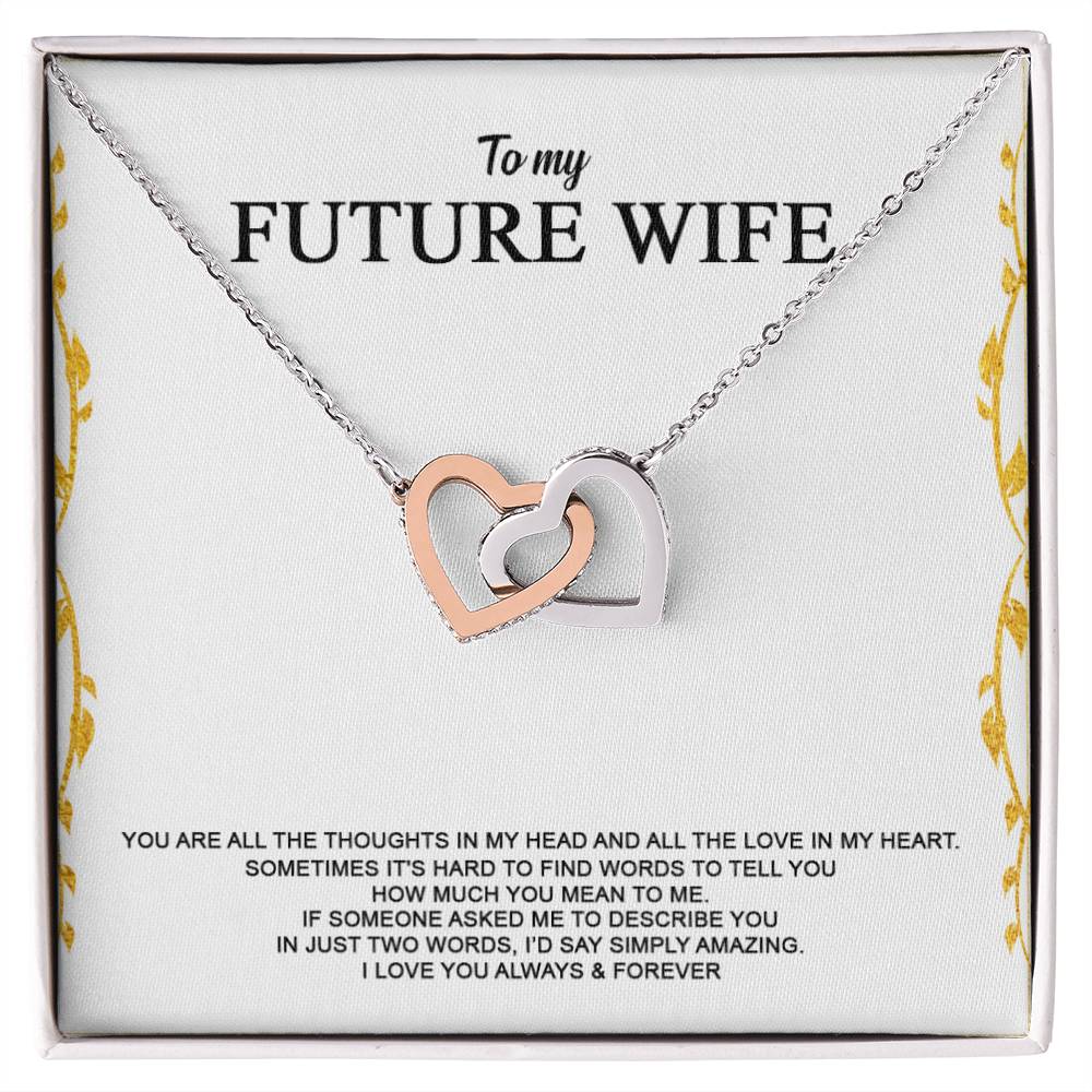 Interlocking Hearts Necklace For Your Future Wife