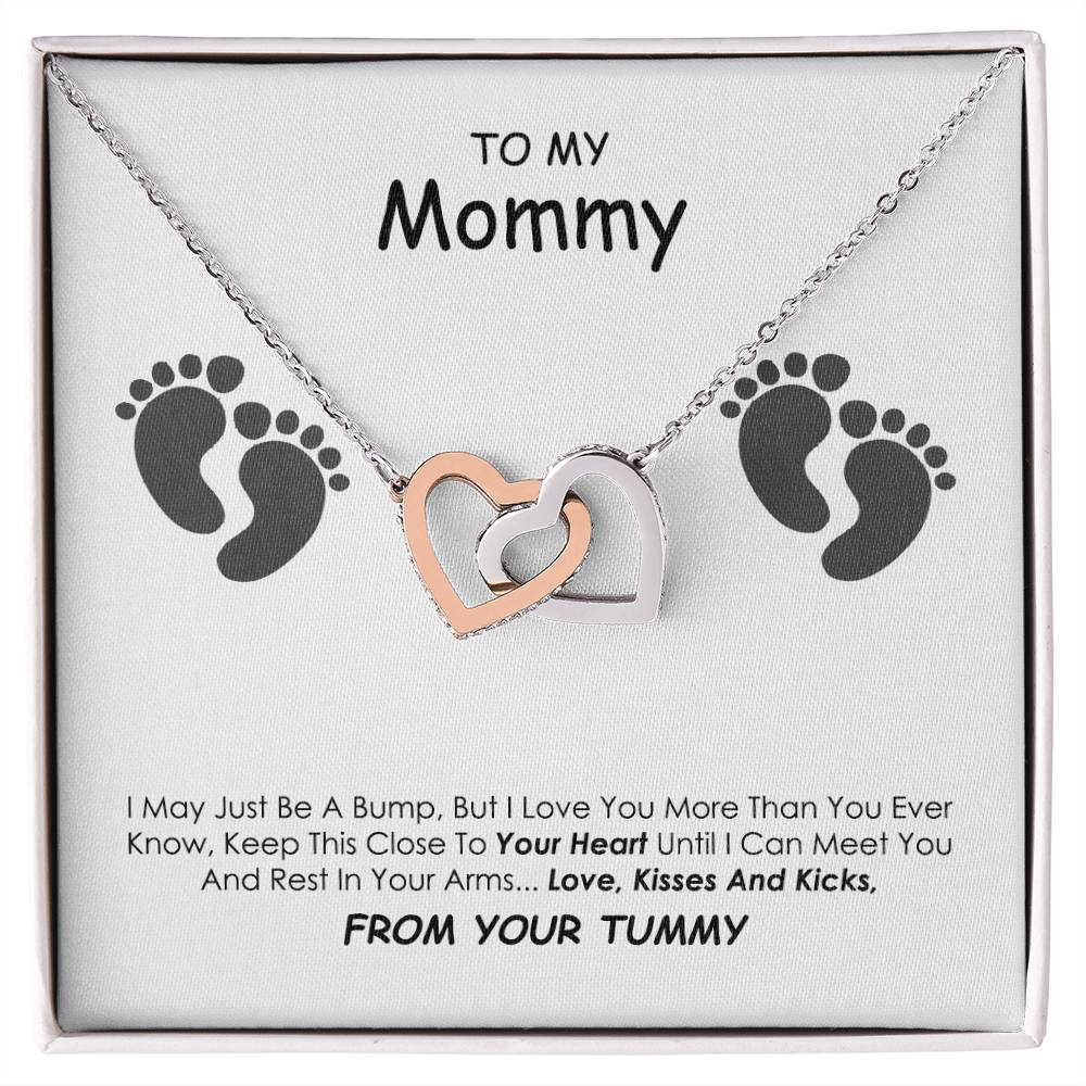 To My Mom-Personalized Gift For Mom Mothers Day Gift Necklace For Mom Mother&#39;S Day Gift Gifts For Mom Mom Necklace To My Mom Best Mom Interlocking Hearts Necklace
