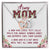 Gift For Army Mom - A Hot Mess - The Interlocking Heart Necklace Interlocking Hearts Necklace