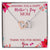 Best Gift For Mom Interlocking Hearts Necklace