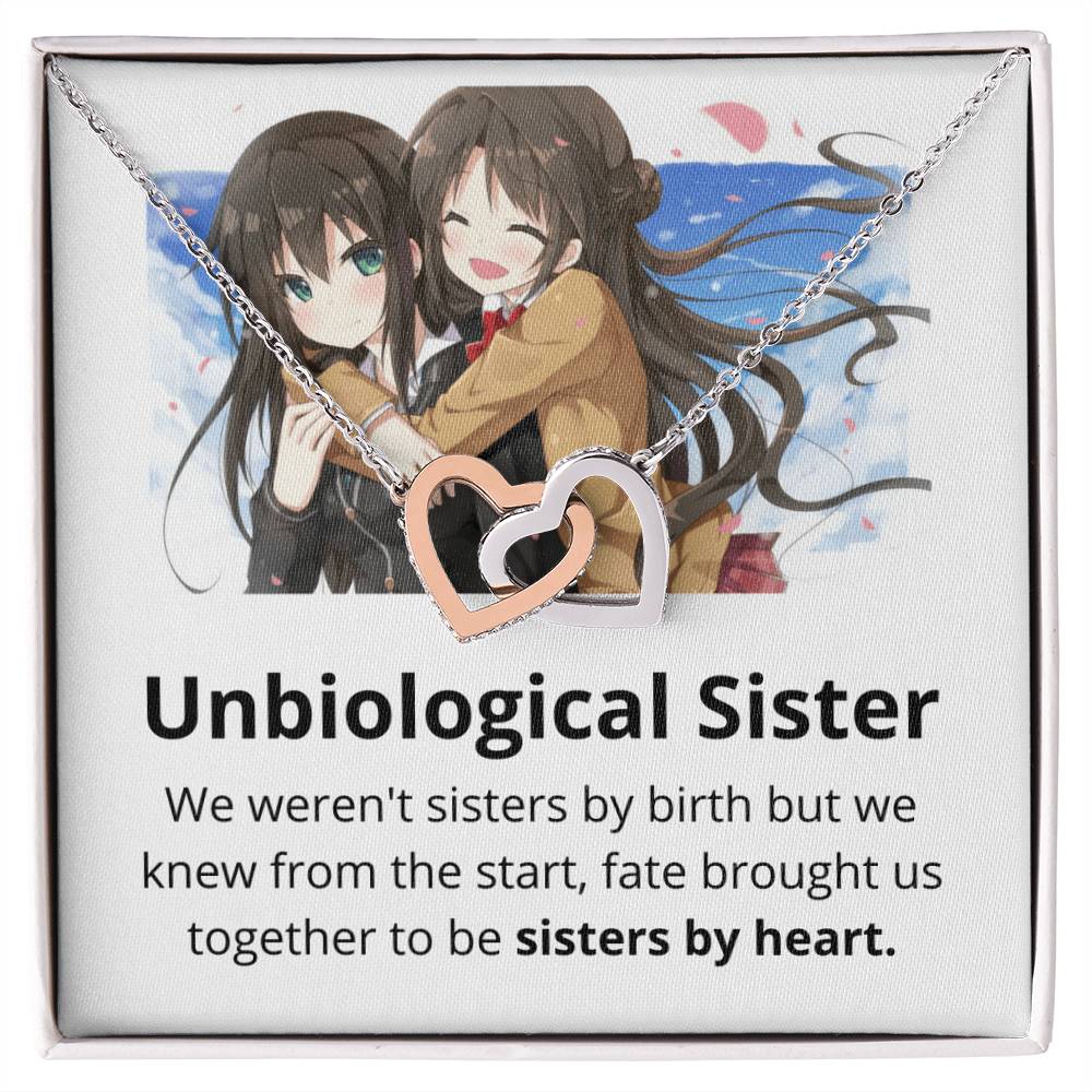 Sisters By Heart - Necklace Interlocking Hearts Necklace