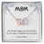Gift For Mom - Of All The Vaginas Interlocking Hearts Necklace