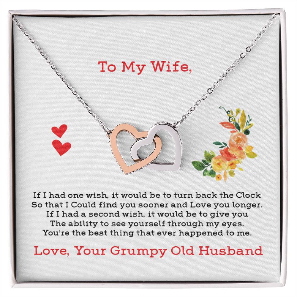 Old Man'S Wife - Interlocking Heart Necklace Interlocking Hearts Necklace