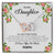 To My Daughter - I Love You So Much Necklace Interlocking Hearts Necklace