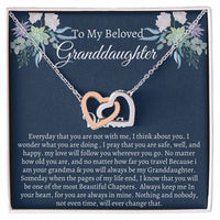 Gift For Granddaughter 1St Interlocking Hearts Necklace