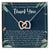 Thank You Gift For Child Minder Child Minder Appreciation Gift Child Minder Leaving Gift Childminder Christmas Gift Child Minder Necklace Interlocking Hearts Necklace