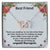 Best Friend - Thank You For Being My Unpaid Therapist - Necklace Interlocking Hearts Necklace