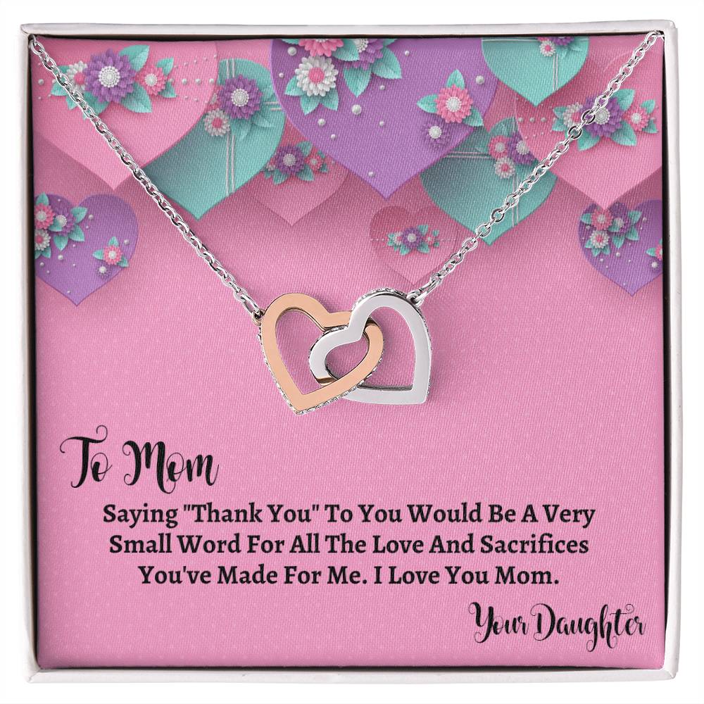 The Perfect Gift For Mom On Any Occasion Interlocking Hearts Necklace