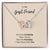 To My Bestfriend - No Truer Friendship Have I Found Than The Friendship I Have Found With You - Necklace Interlocking Hearts Necklace