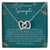 Surrogate Appreciation Gift Surrogate Gift Surrogate Gift With Message Card Surrogate Transfer Day Thank You Gift Interlocking Hearts Necklace