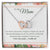 Gifts For Mum - I Love You Mum. I Really Do! Interlocking Hearts Necklace