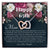 Mother'S 65Th Birthday Gift Gift For Mom On Her Birthday Gift For Mom From Daughter Mom Necklace Best Mom Gift Message Card Interlocking Hearts Necklace