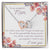To My Wonderful Mom - For All The Special Little Thing You Do Interlocking Hearts Necklace