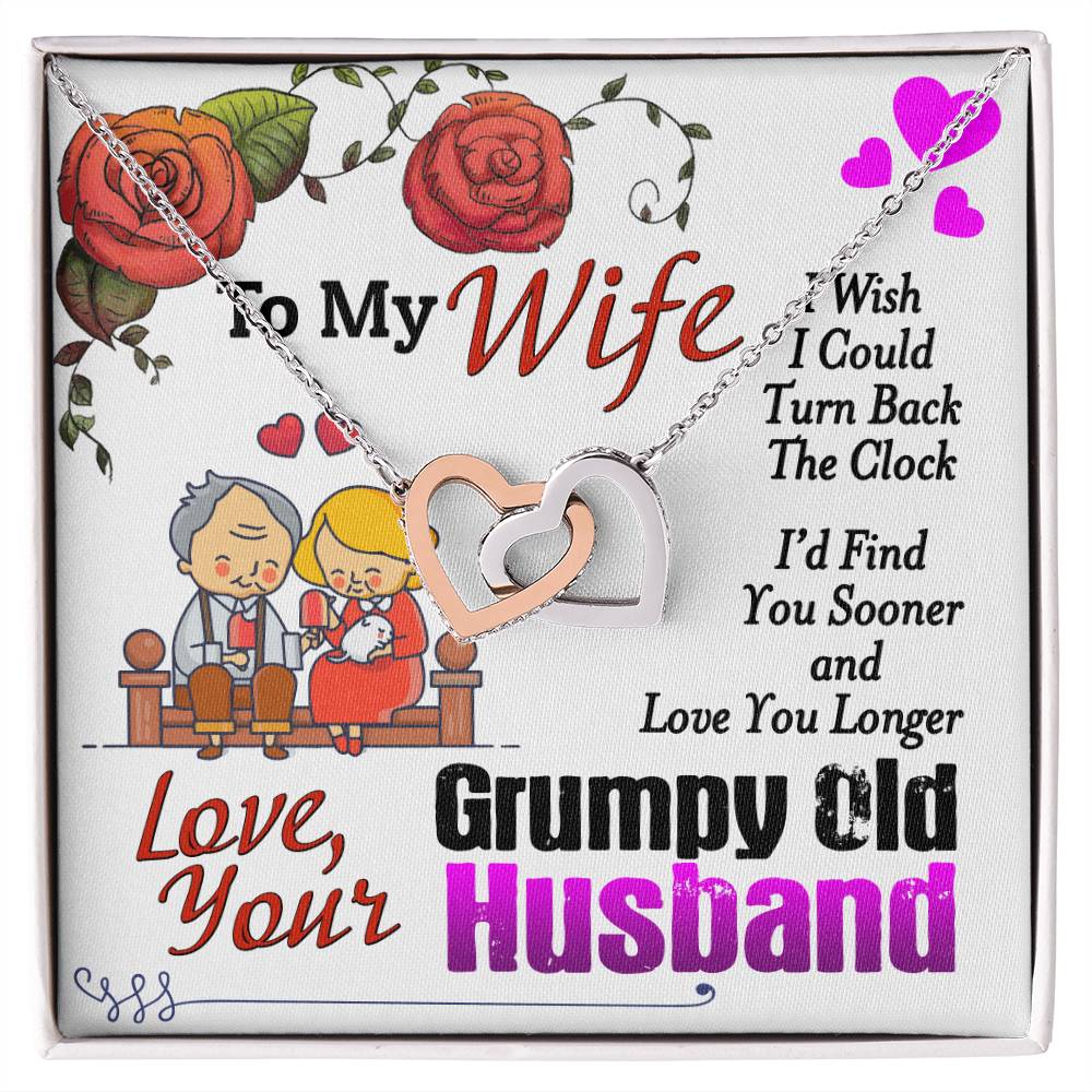 Old Man&#39;S Wife - Interlocking Heart Necklace Interlocking Hearts Necklace