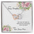 Bonus Daughter From Bonus Mom No Dna But You Have My Heart Interlocking Hearts Necklace