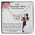 Mom Wedding Gift From Bride Mother - Necklace Interlocking Hearts Necklace