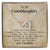 To My Granddaughter - I Love You Message - Tmg03 Interlocking Hearts Necklace