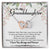 Interlocking Hearts Necklace-To My Granddaughter