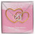 Two Hearts Embellished Love Is In The Air Interlocking Hearts Necklace