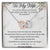 To My Wife Interlocking Hearts Necklace Message Card