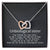 Unbiological Sister Necklace Soul Sister Sorority Sister Sister In Law Necklace Interlocking Hearts Necklace