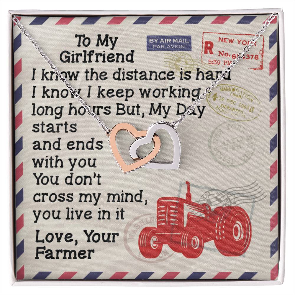 Farmer&#39;S Girlfriend - Interlocking Heart Necklace Interlocking Hearts Necklace