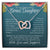 Stepdaughter Love & Support Gift From Stepmom Step Dad - Hearts Interlocking Hearts Necklace