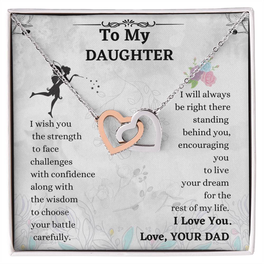 TO5EFF~1 Interlocking Hearts Necklace