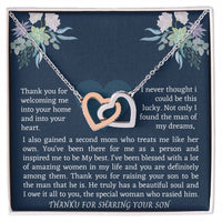 Interlocking Necklace For Boyfriend Mom Interlocking Hearts Necklace