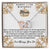 80Th Birthday Mum From Son Interlocking Hearts Necklace