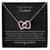I Choose You For Life - Interlocked Hearts Necklace Interlocking Hearts Necklace