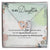 To My Daughter Interlocking Hearts Necklace Birthday Gift Message Card