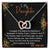 Gift For Daughter Interlocking Hearts Necklace