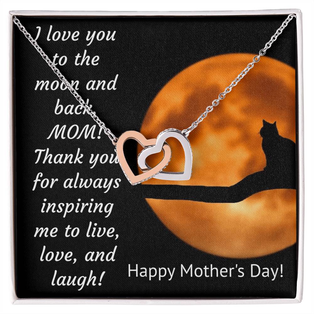 Interlocking Hearts - Mother'S Day Necklace Interlocking Hearts Necklace