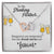 To My Beer Drinking Partner Interlocking Hearts Necklace